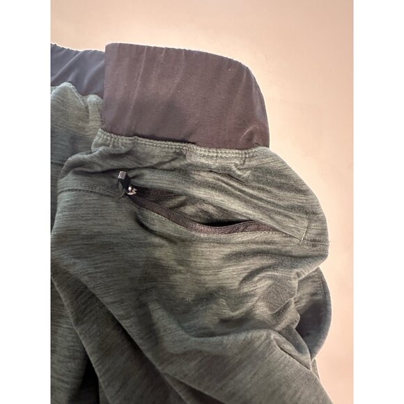 Born Primitive Men's Large Drawstring Lounge Shorts Green Pockets - Picture 4 of 10